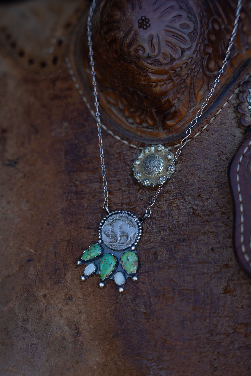 The Downhill Buffalo necklace